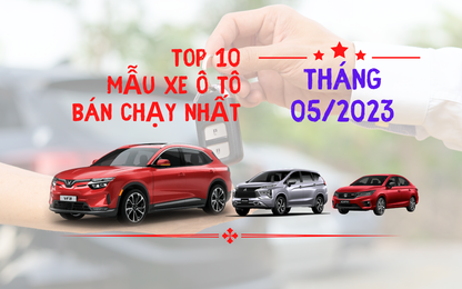 10 ô tô bán chạy tháng 5/2023: VinFast VF 8 lên đỉnh, Toyota Vios lại mất hút