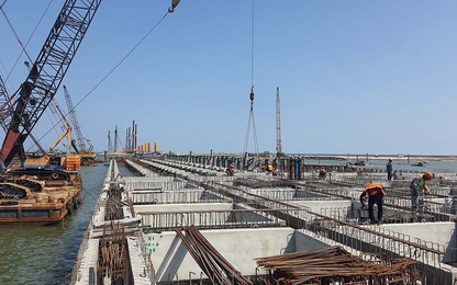 Chuyển động mới nhất tại Dự án xây dựng bến container số 3, số 4 tại Hải Phòng