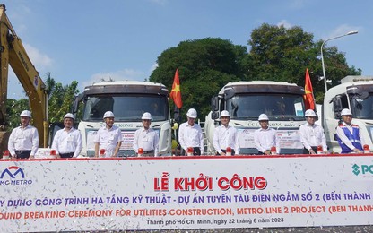 TP.HCM khởi công xây dựng hạ tầng tuyến metro số 2