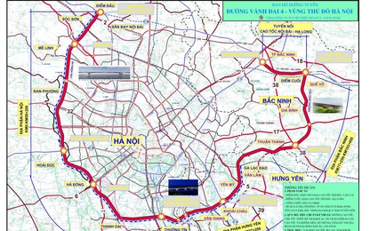 Đường Vành đai 4 - Vùng Thủ đô bao giờ hoàn thành?