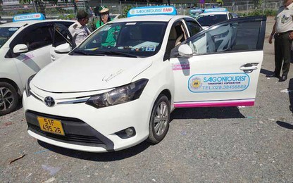 TP.HCM: Thanh tra giao thông xử phạt 21 trường hợp taxi gian lận giá cước