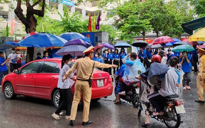 CSGT, Công an địa bàn phân luồng đảm bảo ATGT kỳ thi tốt nghiệp THPT