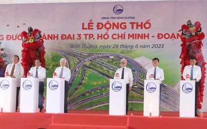 Động thổ xây dựng đường vành đai 3 TP.HCM đoạn qua tỉnh Bình Dương
