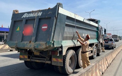 Đồng Nai: CSGT tước GPLX 100 trường hợp vi phạm quá khổ, quá tải trên QL51