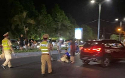 Đã tìm được người điều khiển xe máy va chạm thiếu tá CSGT rồi bỏ chạy ở Thanh Hóa