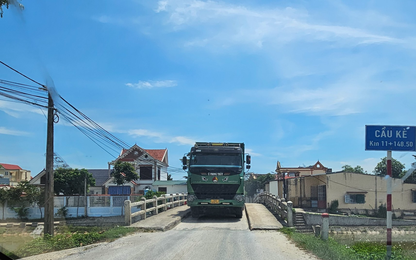 Thanh Hóa: Sửa chữa cầu Kè, phương tiện lưu thông thế nào?