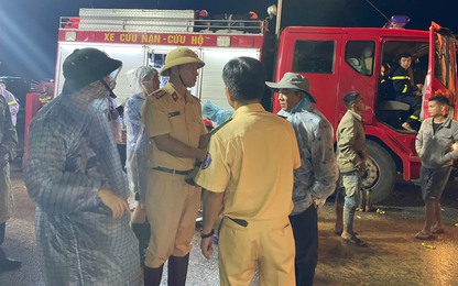 Sạt lở đèo Bảo Lộc: Chiến sĩ công an nghĩa vụ vẫn đang mất tích