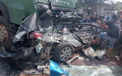 TNGT liên hoàn trên QL14 ở Gia Lai khiến 4 người thương vong