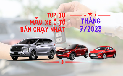 10 ô tô bán chạy tháng 7/2023: Xpander vượt xa phần còn lại, VF 5 lần đầu góp mặt