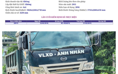 Hòa Bình: Nhiều xe tải hết hạn đăng kiểm 4 - 8 năm vẫn vô tư chở hàng, đổ đèo