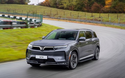 VinFast VF 9 có phạm vi lái 531 km sau một lần sạc