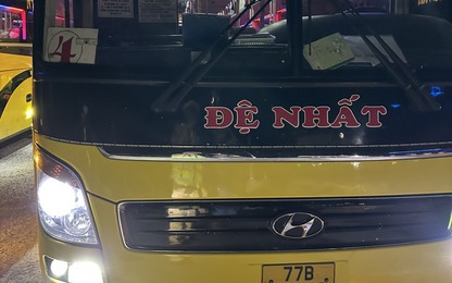 Giật mình xe khách tắt thiết bị giám sát hành trình, CSGT kiểm tra phát hiện lái xe dương tính ma túy