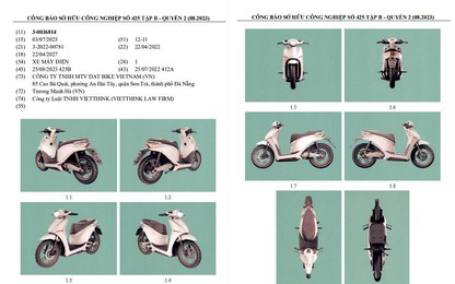 Lộ kiểu dáng xe máy điện mới của Dat Bike