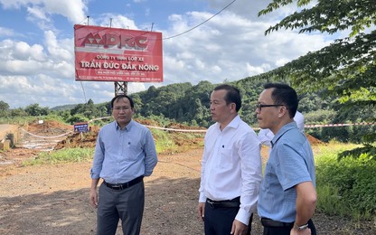 Đắk Nông khắc phục sạt lở nghiêm trọng đường tránh TP. Gia Nghĩa