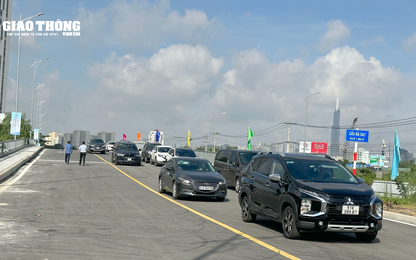 Thông xe đường song hành cao tốc TP.HCM - Long Thành - Dầu Giây