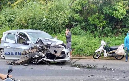 Đắk Nông: Xe tập lái gặp tai nạn, thầy dạy lái xe tử vong