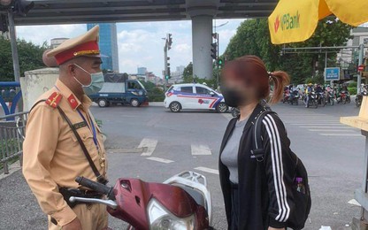 Hà Nội: CSGT tuần tra xử lý nghiêm học sinh vi phạm giao thông