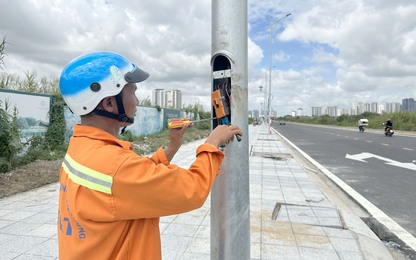 Công an vào điều tra, trộm vẫn manh động cắt dây điện đường song hành cao tốc TP.HCM - Long Thành - Dầu Giây