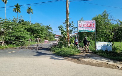 Quảng Nam: Chính quyền chậm giải quyết quyền lợi cho người dân, đường Văn Thị Thừa vẫn bị chắn lối