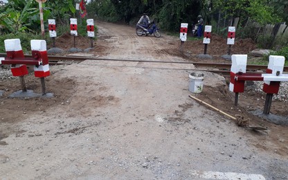 Rào đóng, xóa bỏ 10 lối đi tự mở trên tuyến đường sắt Gia Lâm - Hải Phòng