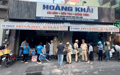 TP. HCM: Liên ngành CSGT - TTGT bất ngờ kiểm tra hàng loạt văn phòng nhà xe