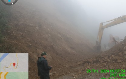 Thông xe QL8A lên cửa khẩu Cầu Treo