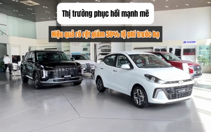 Thị trường ô tô phục hồi mạnh mẽ nhờ ưu đãi 50% lệ phí trước bạ