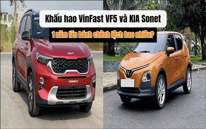 Bất ngờ khấu hao VinFast VF5 và KIA Sonet sau 1 năm lăn bánh tại Việt Nam
