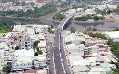 Cầu Rạch Đỉa hơn 500 tỷ đồng chuẩn bị thông xe