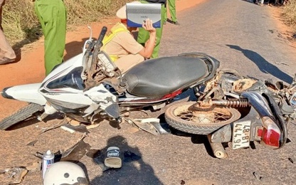 TNGT giữa 2 xe máy ở Đắk Nông, khiến 3 người thương vong
