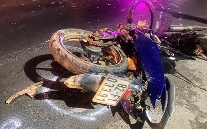 TNGT giữa ô tô và xe máy ở tỉnh Kon Tum khiến 2 người tử vong tại chỗ