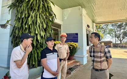 Phó Giám đốc Công an tỉnh Đắk Lắk trực tiếp chỉ đạo xử lý hàng loạt xe quá khổ, quá tải