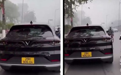 CSGT Hà Nội phạt 5 triệu, tước GPLX tài xế ôtô con chạy ngược chiều đường Minh Khai