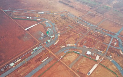 Mặt bằng sân bay Long Thành vẫn còn "xôi đỗ" ảnh hưởng đến tiến độ thi công