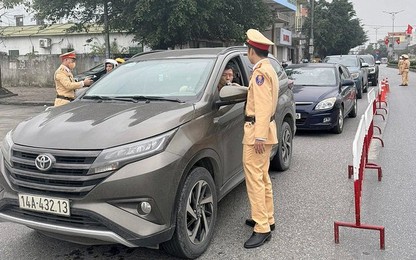 Từ đầu năm, CSGT cả nước xử lý hơn 275.000 tài xế "ma men”