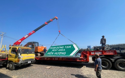 Lắp đặt trạm dừng chân tạm thời trên hai cao tốc Vĩnh Hảo - Phan Thiết và Phan Thiết - Dầu Giây