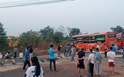 TNGT giữa 2 xe khách ở Gia Lai: Một xe chạy hơn 80 km/h, xe còn lại không thiết bị giám sát hành trình