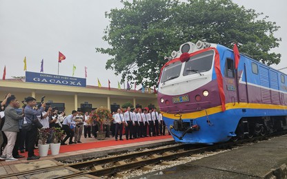 Khai trương đoàn tàu liên vận quốc tế đầu tiên từ ga Cao Xá