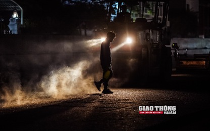 Trắng đêm thi công ở dự án giao thông phức tạp nhất Hà Nội