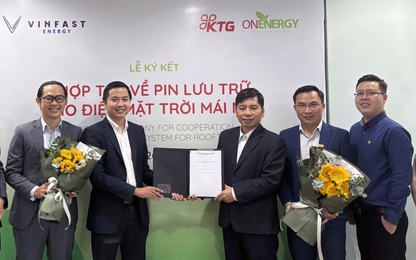VinFast cung cấp pin lưu trữ điện mặt trời mái nhà