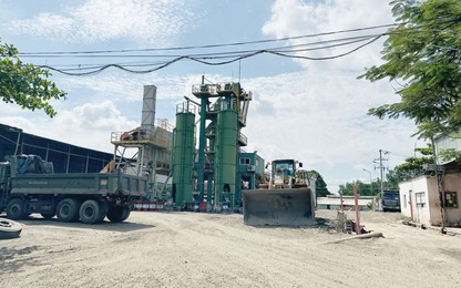 Trạm trộn bê tông không phép hoạt động gây mất ATGT trong Công viên Lịch sử - Văn hóa Dân tộc