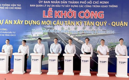 Khởi công xây dựng cầu Tân Kỳ - Tân Quý gần 500 tỷ đồng