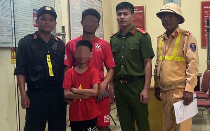 Phát hiện cháu bé đạp xe ngược chiều ở làn khẩn cấp cao tốc Hà Nội - Hải Phòng