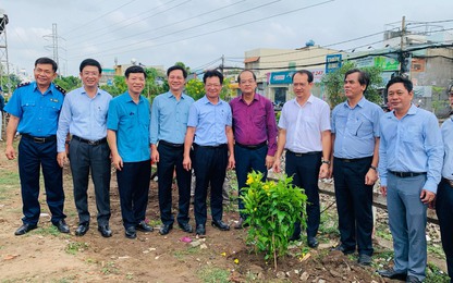 Ngành Đường sắt phát động phong trào "Đường tàu - Đường hoa" tại Sài Gòn - Bình Dương
