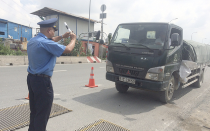 TP. HCM xử phạt "nguội" xe quá tải hơn 28 tỷ đồng trong 6 tháng đầu năm