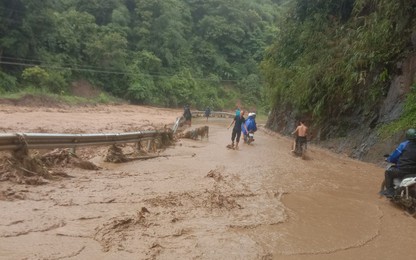Sơn La: 28 tuyến đường hư hỏng do bão số 2