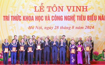 Vinh danh 135 trí thức khoa học công nghệ tiêu biểu 2024