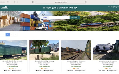 Đường sắt triển khai phần mềm sàn giao dịch vận tải hàng hóa từ ngày 10/8