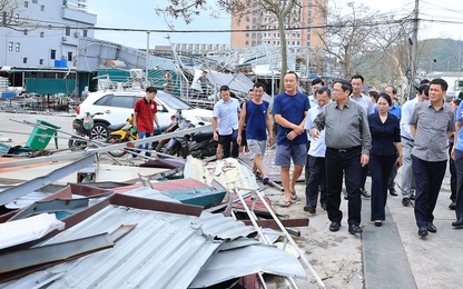 Thủ tướng chỉ đạo "nóng" sau khi kiểm tra công tác khắc phục hậu quả bão số 3 tại Quảng Ninh, Hải Phòng