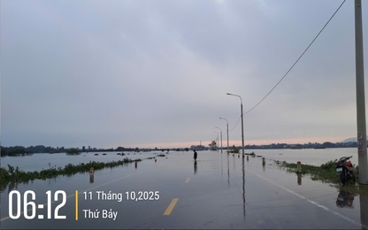 Bắc Ninh: 39 vị trí mặt đường bị ngập úng, có điểm ngập 2,5m